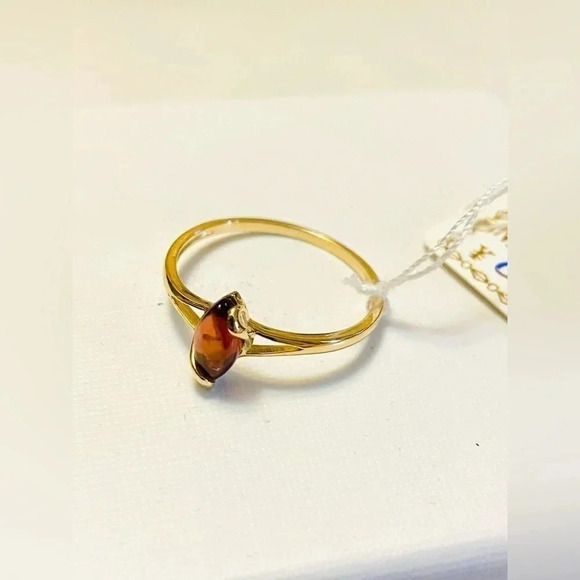 Elegant Gold and Garnet Women's Ring
Gift With Purchase - Picture 5 of 6
